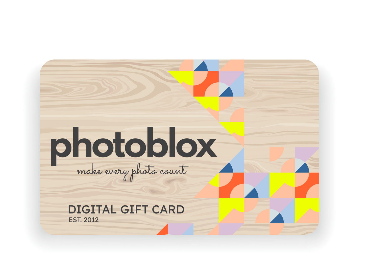 E - Gift Cards - PhotoBLOX